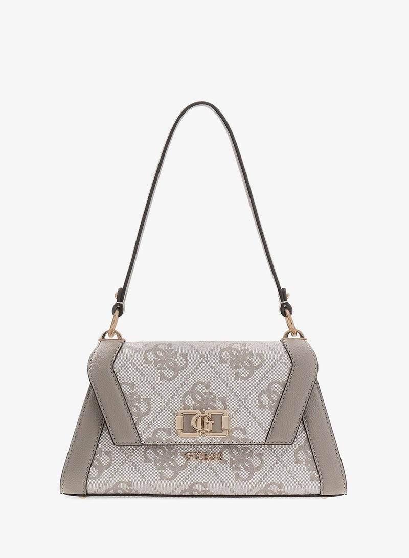 جس حقيبة كتف كارنيلا بشعار رفرف - Image 1